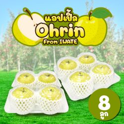[แพ็คใส 8 ลูก] แอปเปิลโอริน จากเมืองอาโอโมริ - Ohrin Apple from Aomori