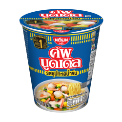 [แพ็ค 3 ถ้วย] นิสชิน คัพ นูดเดิล รสซุปทะเลน้ำข้น - Nissin Cup Noodles Seafood Creamy Soup Flavour