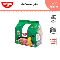 นิสชิน รสหมูสับ ขนาด 300 กรัม (60 กรัม X 5 ซอง)  - Nissin Minced Pork Flavour  