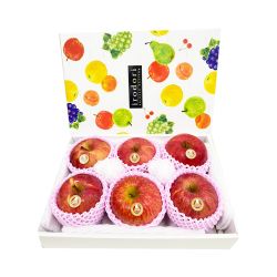 [Gift Box 6 ลูก] แอปเปิลจุนมิตสึ จากเมืองอิวาเตะ - Junmitsu Apple from Iwate