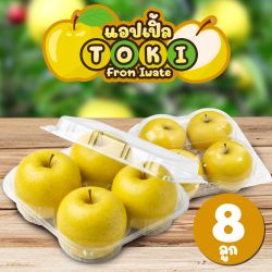 [แพ็คใส 8 ลูก] แอปเปิลสายพันธุ์โทกิ จากเมืองอิวาเตะ - Toki Apple from Iwate